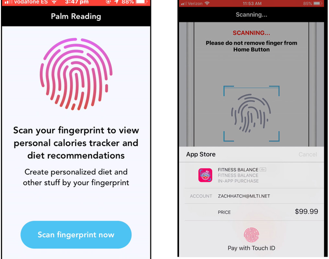 Touch ID bị nhiều ứng dụng khai thác để buộc người dùng trả 99 USD cho kẻ lừa đảo - Ảnh 2.