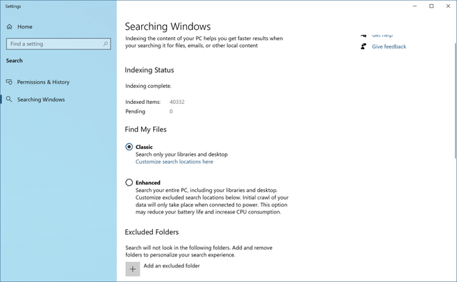 Windows Search nâng cao