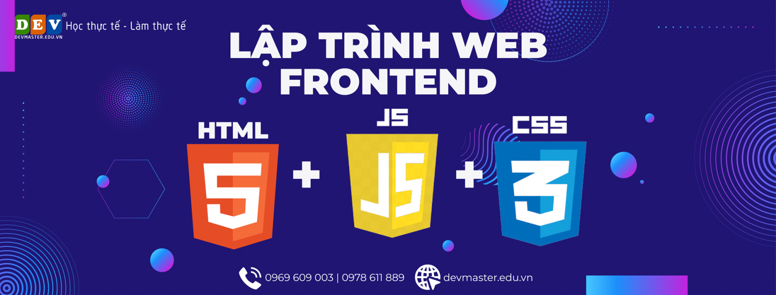 Thiết kế và lập trình website với công nghệ HTML5, CSS3, Javascript, Bootstrapt 4, Jquery
